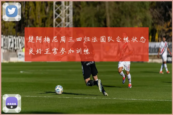 楚阿梅尼周三回归法国队合练状态良好正常参加训练